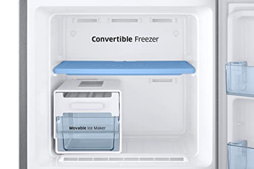 Image of Samsung 256L 2 Star Inverter Frost-Free Convertible 3 In 1 Double Door Refrigerator Appliance (RT30C3732S8 /NL,Elegant Inox)
