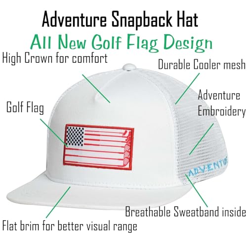 Image of EDTREK Adventure Snapback Hat - Surf Hat - Beach Hat - Hiking Trucker Hat - Flying High Hat