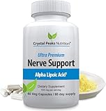 Nerve Support Supplement - Natural Vitamins with 600mg non-GMO ALA Alpha Lipoic Acid – Premium Nerve Support Supplement - Hands & Feet - Tingling, Numbness - NEW! 60-Day Supply