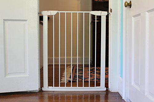 Cardinal Gates Extra Tall Auto-Lock Pressure Gate, White #TOP2