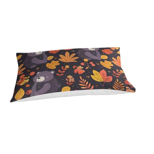 Housse de couette ours 3D anti-glissement avec zip pour lit simple adolescent et enfant - 3