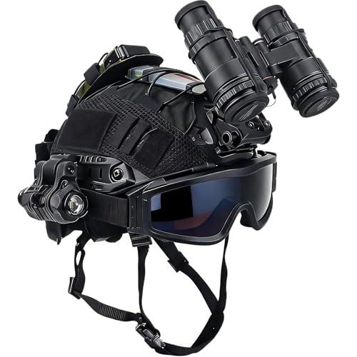LZAQHMT Set Completo Casco Tattico FAST Airsoft Con Modello Fittizio