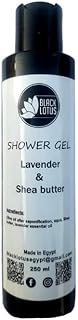 جل استحمام لافندر اند شيا للبشرة الحساسة من بلاك لوتس - 250 مل