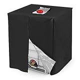 PATIKIL IBC - Funda protectora para depósito de agua de 275 galones, color negro (120 x 116 x 100 cm)