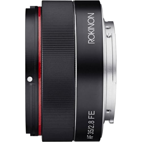 Rokinon IO35AF-E 35mm f/2.8 Ultra Compact Wide Angle Lens for Sony E Mount Full Frame, Black by Rokinon - Image 6