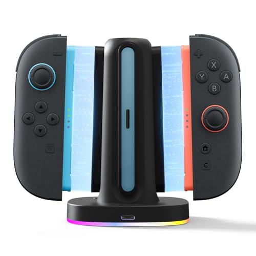 Nintendo Switch 2 WCR [d,joy-con 2 [dObv,jeh[XCb`2 Joy-Con̏[dhbNCJoycon [d 4 in 1C}[dXe[VACEFCgx[XAo݌vALED CWP[^