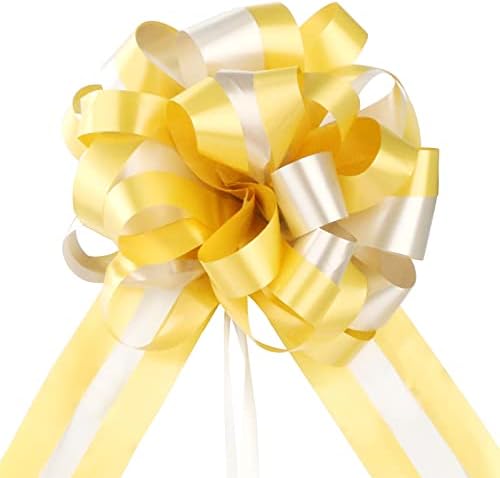 EDATOFLY 10 Pcs Pull Bows for Gift Wrapping, Large Bows for Presents Gift Wrapping Bows Gift Bows Present Bows for Florist Wedding Christmas Party Car Baskets Bouquets (Blue)