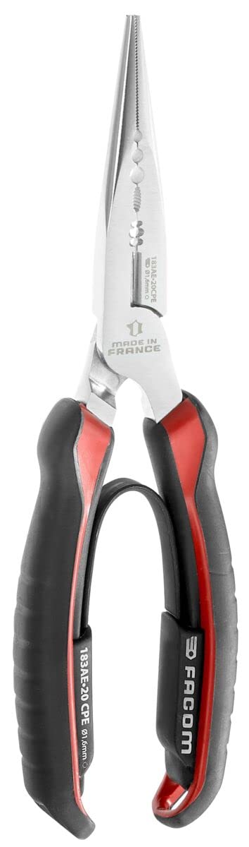 Facom Pinza, rosso/nero, 200 mm