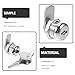 WOONEKY Multi-Functional Cabinet Lock with Keys Drawer and Mailbox Security Easy Installation for Rv Storage Electric Boxes and File Cabinets Safety Protection Replacement Toolbox Lock