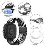 Issinlky Nylonowa pleciona opaska kompatybilna z Redmi Watch 4/5, elastyczny pasek sportowy dla Xiaomi Watch 8 Pro/9 Pro Kobiety Mężczyźni