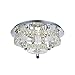 CWI Lighting 5644C22ST-R LED Flush Mount with Chrome Finish, Chrome Finish