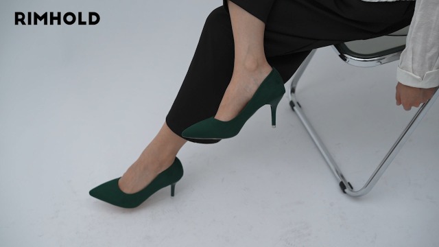Chaussures à Talons Hauts Bakers 'Petra' En Cuir étain - Taille 8, Occasion