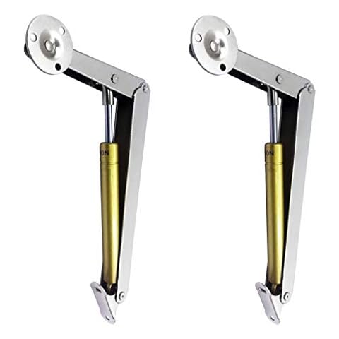 Pack of 2 Pneumatic Lid Lifters (200N/44lb), Heavy Duty Gas Springs Lid Support Hinge, with Soft Close, Perfect for Heavy Drop Lids Cover