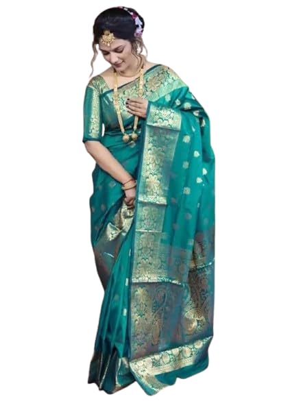 Image of RENVAANI Women's Traditional Kanjivaram Kanchipuram Silk Unstitched Lehenga Choli with Dupatta (MAROON DUP PINK)