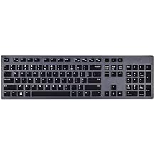 Keyboard Cover Skins Compatible with Dell KM636 KB216 Wired Keyboard & Dell Optiplex 5250 3050 3240 5460 7450 7050 & Dell Inspiron AIO 3475/3670/3477 All-in one DesktopBlack