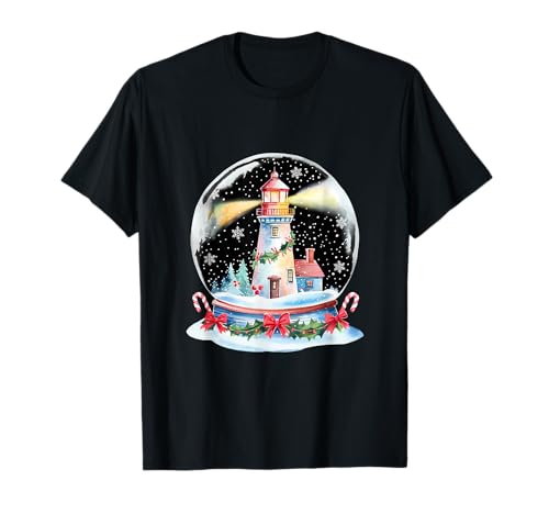 Christmas Ball Lighthouse Xmas Merry Christmas Winter T-Shirt
