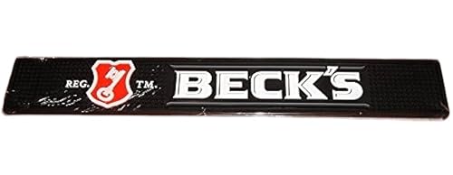 Beck's German Lager Signature Rail Runner Bar Mat