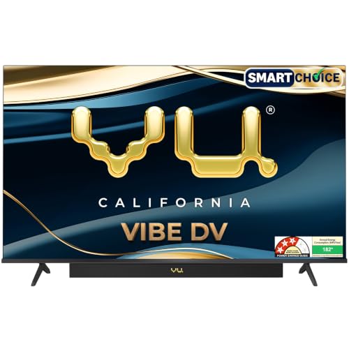 Vu Smartchoice 139cm (55 inches) Vibe Series 4K QLED Smart Google...