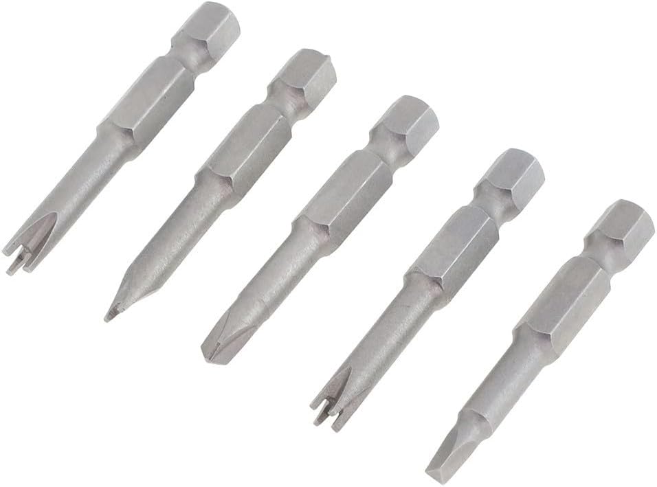 5pcs Special Shaped Screwdriver, Special haped bit set Screwdriver Insert Bits Include U Shape Y Type Triangle Inner Cross 3 Points