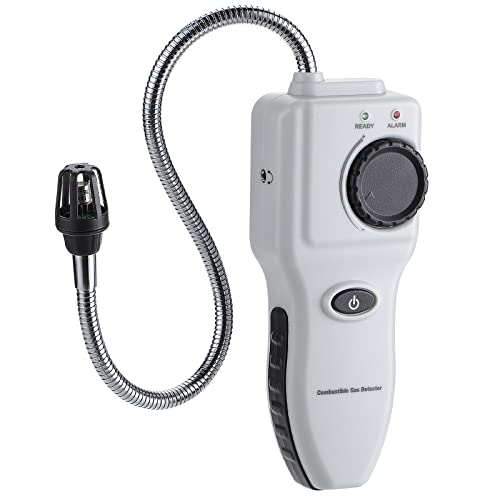 INKBIRDPLUS Natural Gas Leak Detector, Portable Gas Sniffer with Battery Screwdriver, Propane Leak Detector with 16 Inch Gooseneck, Detect LPG, LNG, Methane and Other Flammable Gases
