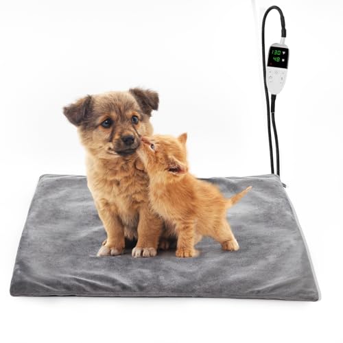 Heizdecke Für Haustiere - Temperatur & Timer Einstellbar 35-55°C