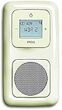Farbe: cremeweiß DURO2000 Busch Jäger Unterputz UP Digitalradio 8215 U (8215U) cremeweiß Komplett-Set DURO2000® Lautsprecher + Radioeinheit + Abdeckungen in 2 fach Rahmen integriert