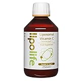 Lipolife Gold SF - formulated with Quali-C and Sunflower Lecithin - Liposomal Vitamin C - 250ml - Lipolife