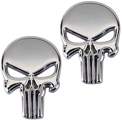 Electrely 2 Pack The Punisher Stickers Autocollant pour Voiture/Vitres arrière Stickers Vinyle