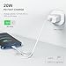for iPhone Charger Fast Charging, 20W Wall Charger Plug Block with USB C to Lightning Cable Cord 6ft, Type C Adapter Cube Brick Box for Apple iPhone 14 Pro Max/14 Pro/14/13/13 Pro/12 Mini/11,iPad Air