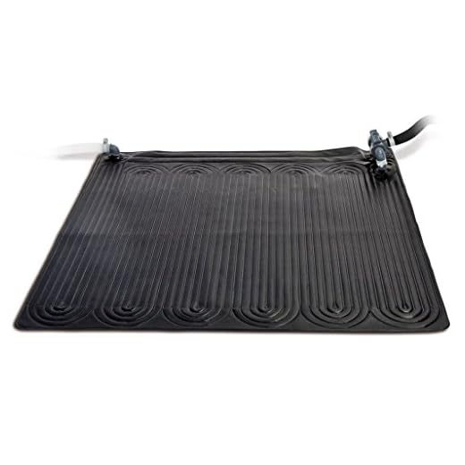 Intex Esterilla Calefactora Solar Pvc 1,2X1,2 M Negra 28685