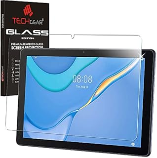 TECHGEAR GLASS Edition Screen Protector for Huawei MatePad T10 9.7" & T10s 10.1", Genuine Tempered Glass Screen Protector [9H Toughness] [HD Clarity] [Scratch-Resistant] [No-Bubble]