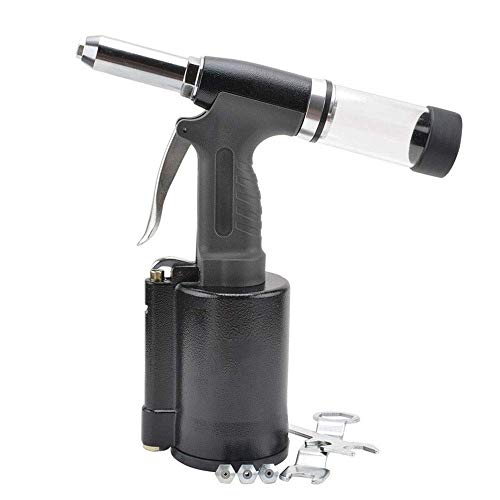 JF-XUAN Portable Practica Pneumatic High-Efficiency Pneumatic Rivet Tool, Hand-held Pneumatic Rivet Tool Hand Tools Industrial Pneumatic Riveted Nut