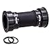 Generic Bike Press Fit Bottom Bracket BB Replacement 29mm Crankset Cycling Accessory, 41x86mm, Black