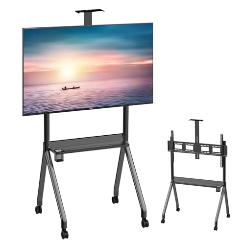 Soporte móvil con ruedas para TV LCD/LED ajustable miniatura 1