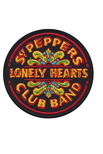 Image of Beatles SGT Peppers Lonely Hearts Club Ban Patch Badge Embroidered Iron on Applique Souvenir Accessory