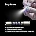 Super Tiny Mini Small Keychain Flashlight,Smallest Bright Long lifetime Key Ring Light Torch for EDC Emergency Dog Walking Sleeping Reading Gift for Student Kids or Parents(e1 stainless steel)