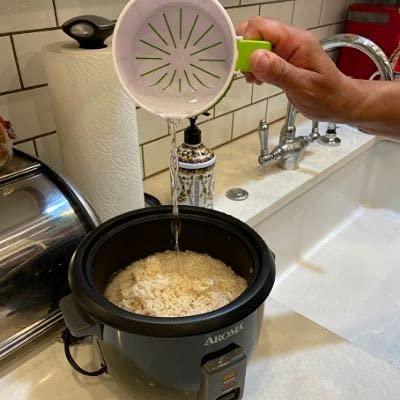 Generic The Original Rice Rinser 3 In 1, Measuring Cup, Rice Washer Colander, Dishwasher Safe (1) #TOP7