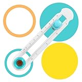 【Matériau Durable】:Ce coupe-papier rond est fabriqué en plastique de haute qualité,solide et durable,petit et léger,difficile à déformer et a une longue durée de vie.cutter circulaire Les lames sont usinées avec précision pour garantir qu'elles sont tranchantes et durables,ce qui rend votre travail de découpe de papier plus fluide et plus efficace.