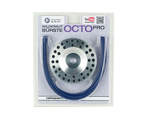 Ratioparts Wildkrautbürste 25,4 mm Ø-boring 18 draden für Motorsense - Freischneider OCTO Pro , Blau