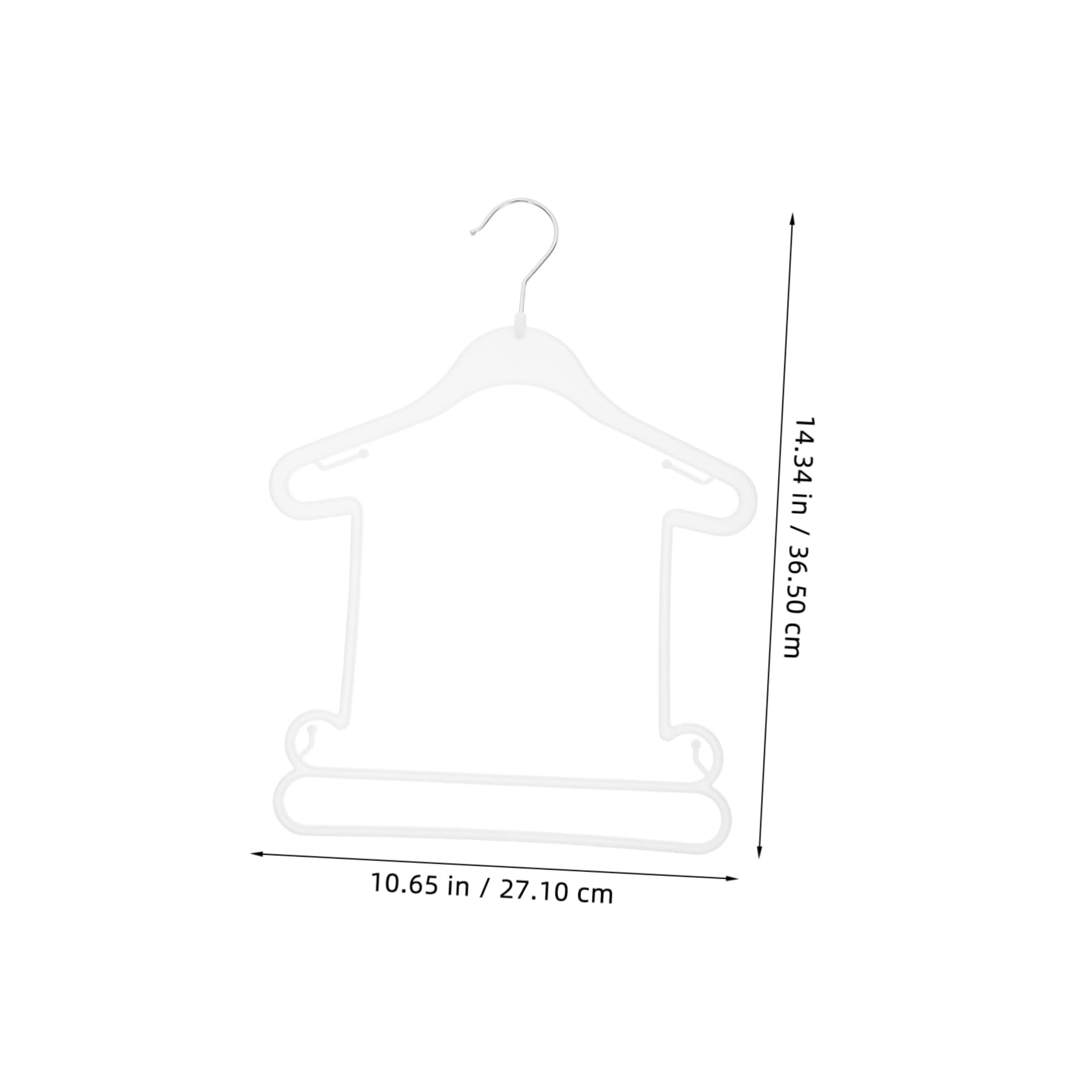 OFFSCH 10pcs Kids Clothes Hangers Baby Clothes Drying Racks Infant Clothes Laundry Hangers