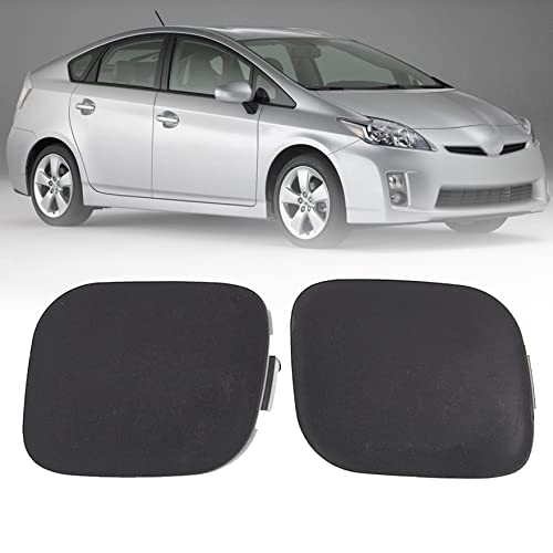 1 Pair Front Bumper Tow Hook Eye Cap Cover Left & Right Replacement for Prius 2010 2011 2012