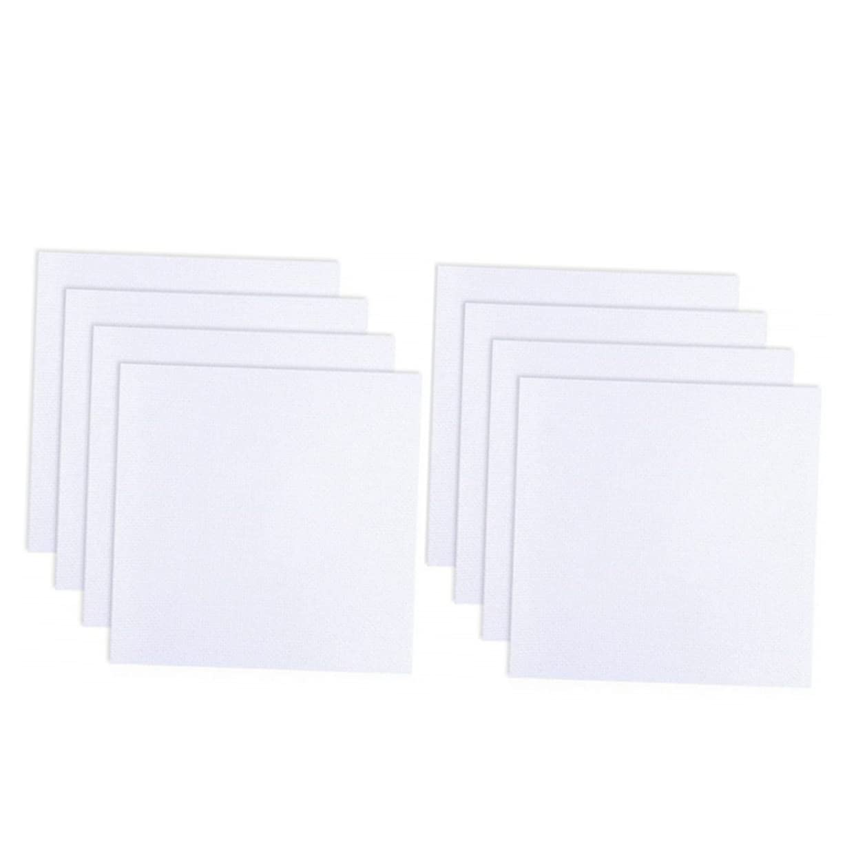 GLSTOY Cloth 10pcs Embroidered Fabric White Cotton Aida Cloth 11ct Counted Cross-Stitch for DIY Needlework