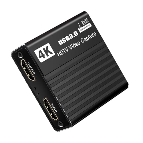 4K HDTV USB3.0 Video Capture Card 1080p 60fps Recorder Grabber Live Broadcast Monitor Professional Card