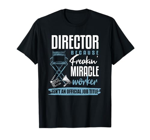 Director de la camisa divertida director de cine regalo de director de teatro Camiseta