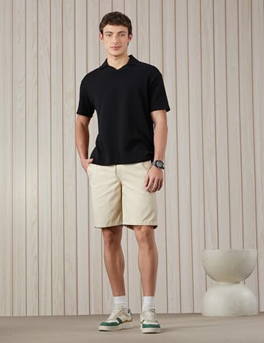 Image of Amazon Brand - Symbol Men's Elasticated Relaxed FIT Twill Shorts