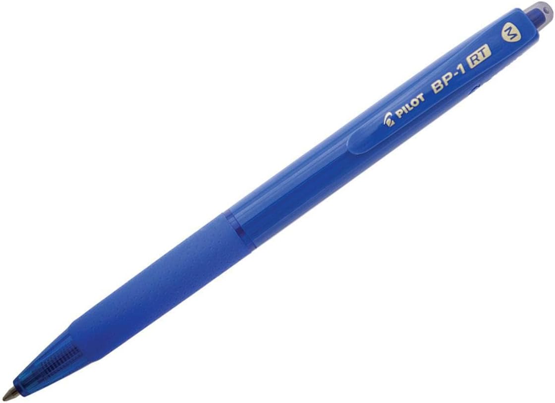 Rubberized Retractable Pen x 12 Units, 2410046AZ, Blue