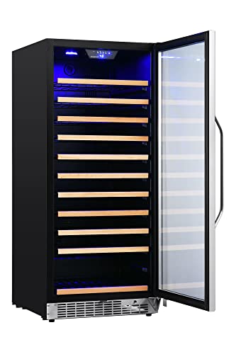 Edgestar CWR1212SZ 24 Inch Wide 111 Bottle Capacity Free Standing Single Zone Wine Cooler thumb #6