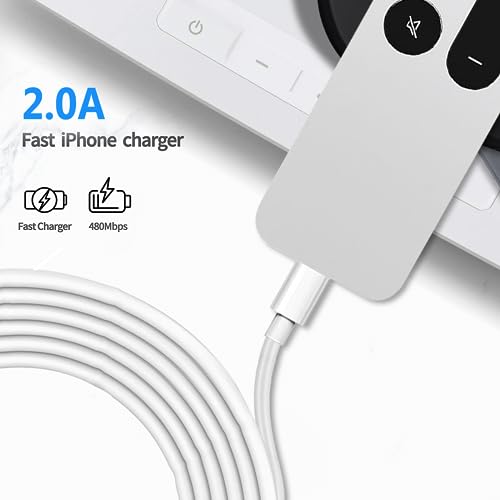 Image of 5V 1A 2A Wall Charger Compatible with New AirPods 4 4th Charger AirPods Max 2 pro 2024,AirPods Pro 2 3 /2nd Generation Earbuds Apple TV Remote 3rd 4K Charging Cord, iPhone 16 15 USB a to USB c Cable