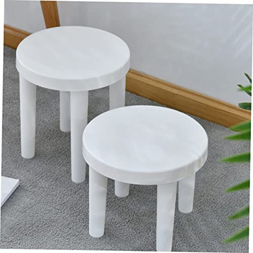ABOOFAN 1 Unidade pufe de estilo japonês banqueta banquinho banco de assento de plástico pequeno cri