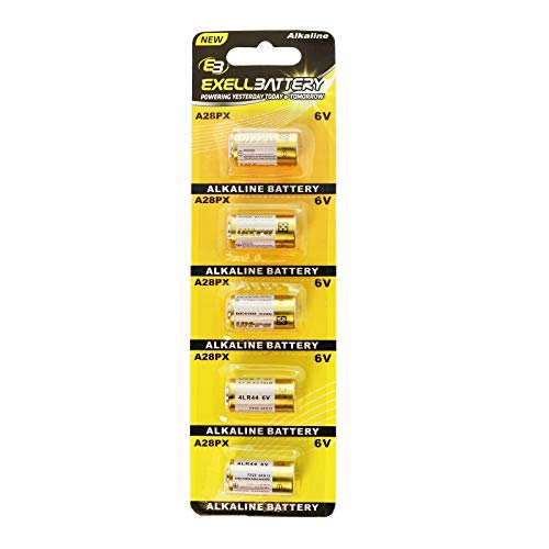 5pc Exell A28PX 6V Alkaline Battery L544BP V28PXL K28L PX28A A544